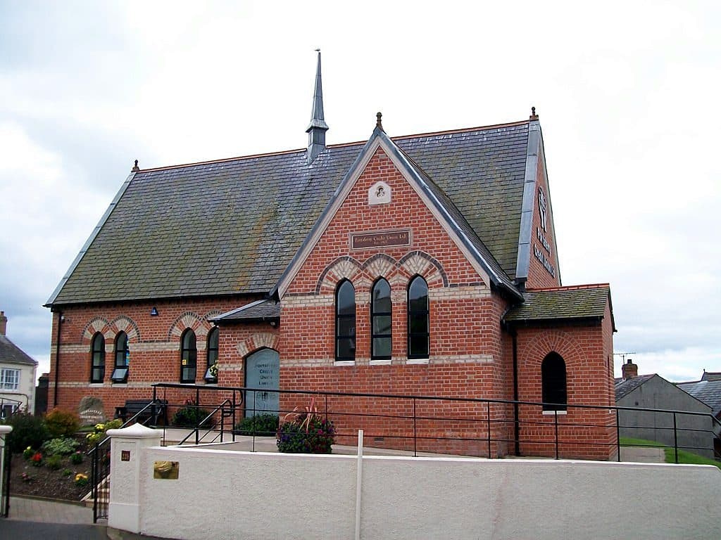 The Portaferry Credit Union building in County Down, Northern Ireland