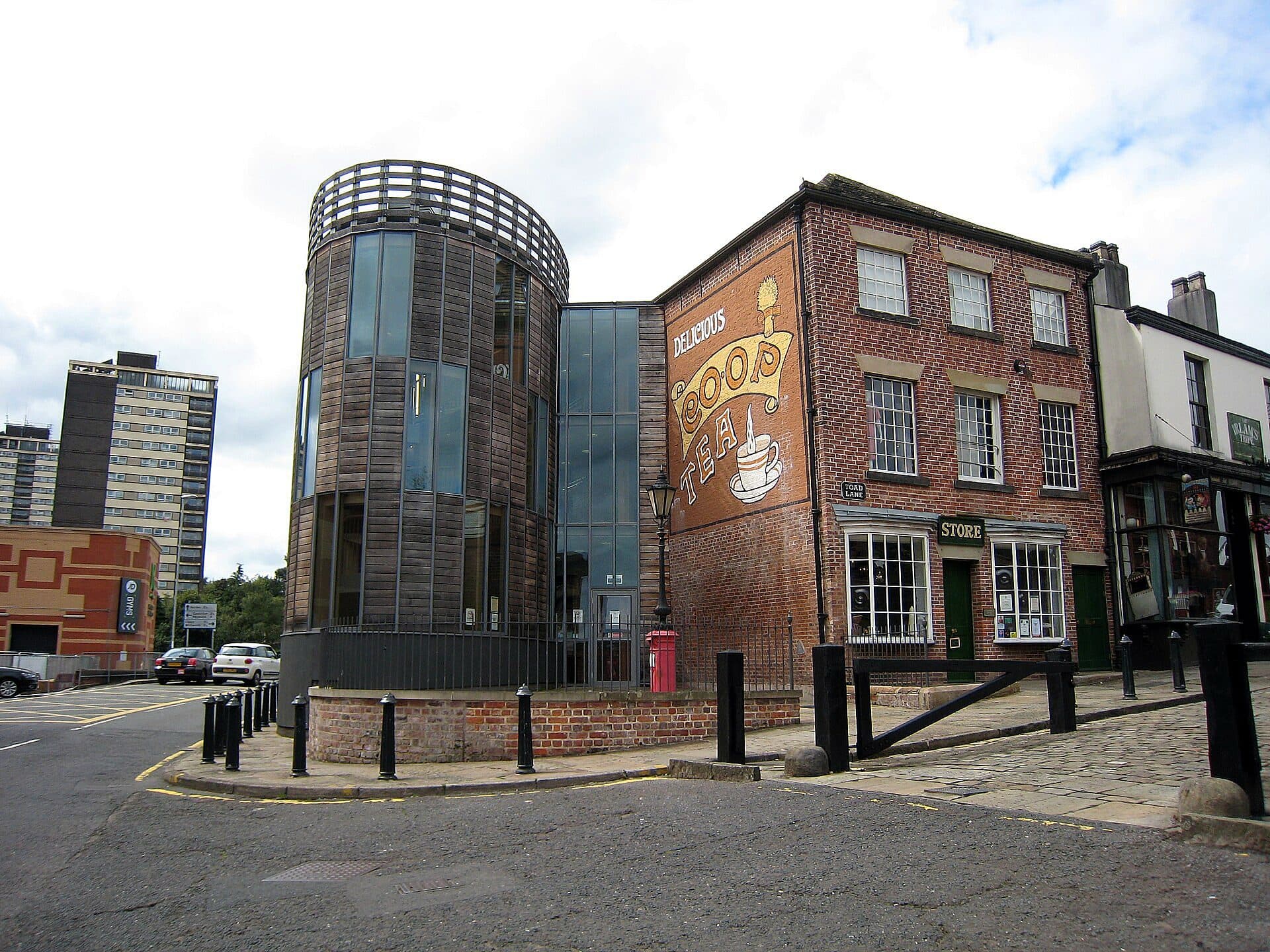 The Rochdale Pioneers Museum on Toad Lane in Rochdale, England, the birthplace of the cooperative movement
